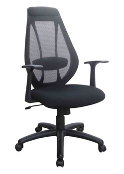 Kancelárska stolička KA-D146 BK