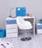 ilustračné foto - biela + modré čelo - PC stolík REA PLAY RP-ST-2